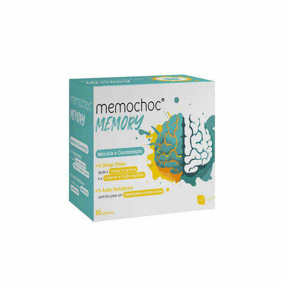 Memochoc Memory 60 cápsulas - Nutridil - Crisdietética