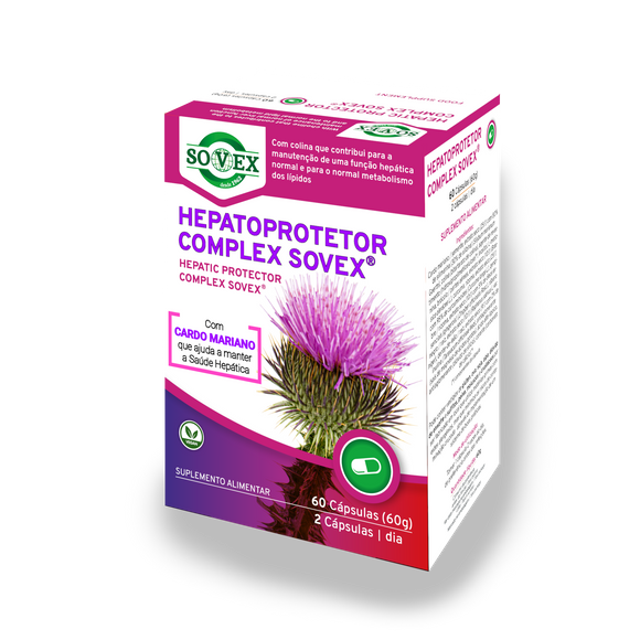 Hepatoprotetor Complex 60 Cáps - Sovex - Crisdietética