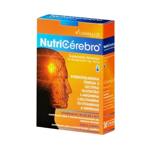 NutriCérebro 30 Cápsulas - Calêndula - Crisdietética