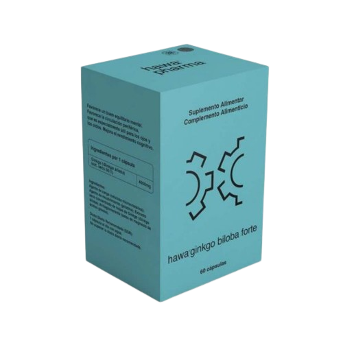 Ginkgo Biloba Forte 60 Cápsulas - Hawa - Crisdietética