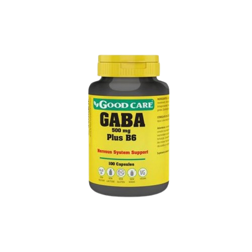 Gaba 500mg Plus B6 100 Cápsulas - Good Care - Crisdietética