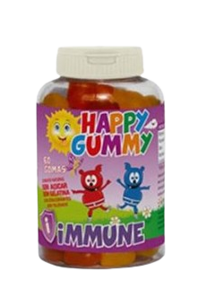 Happy Gummy Immune 60 Gomas Sem Açúcar - Natiris - Crisdietética