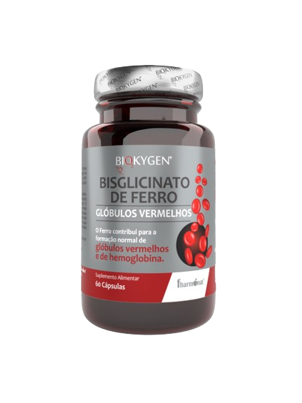Bisglicinato de Ferro 60 Cáps - Biokygen - Crisdietética