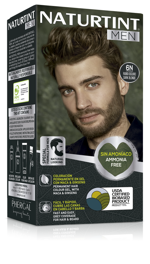 Coloração Permanente Homem  7 N Loiro Avelã - Naturtint - Crisdietética