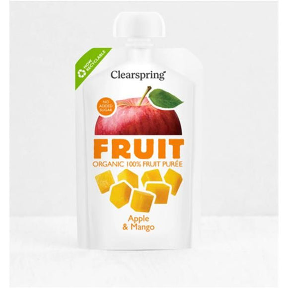 Puré Maçã + Manga Bio 100g - Clearspring - Crisdietética