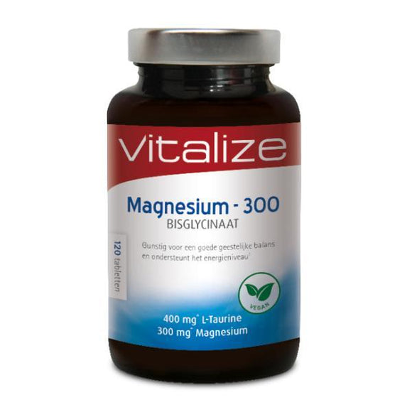 Magnésio Bisglicinato 300 mg - Vitalize - Crisdietética