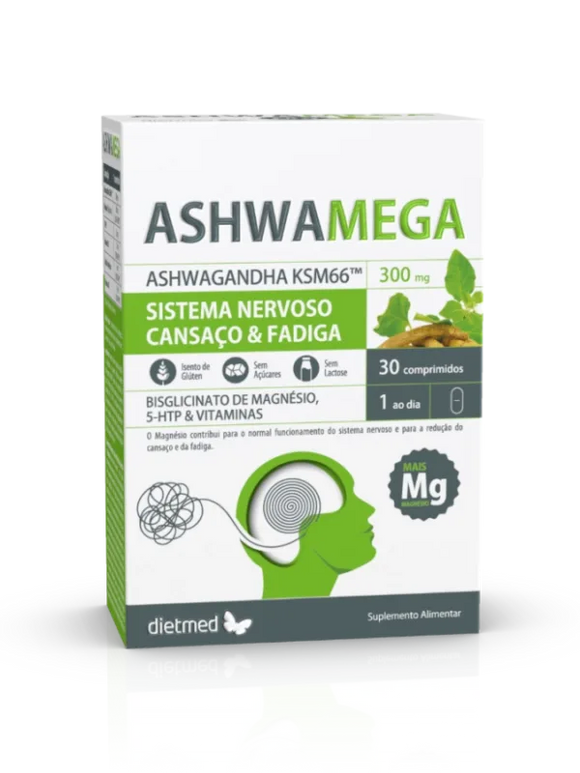 Ashwamega 30 Comp – DietMed - Crisdietética