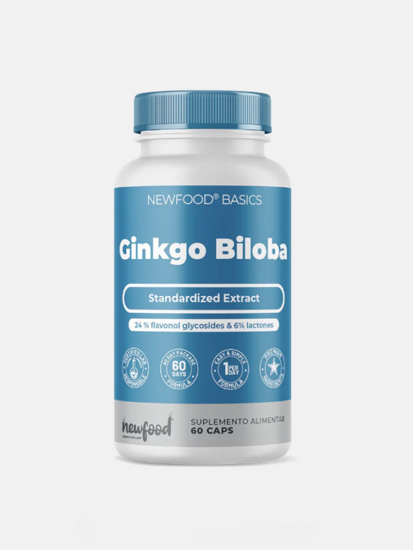 Ginkgo Biloba 60 cápsulas - NewFood - Crisdietética