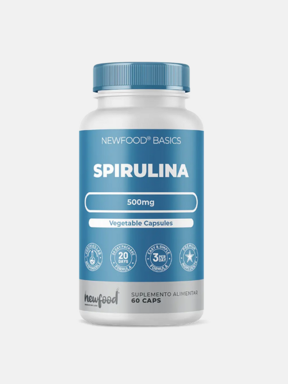 Spirulina 60 cápsulas - NewFood - Crisdietética