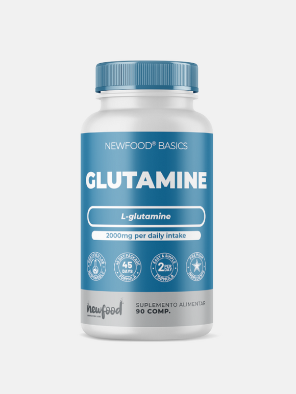 Glutamine 90 comprimidos - NewFood - Crisdietética