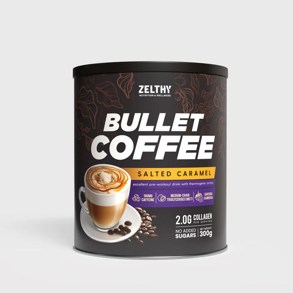 Bullet Coffee Caramelo Salgado 300g - Zelthy - Crisdietética