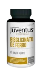Bisglicinato de Ferro 90 comprimidos - Juventus Premium - Crisdietética