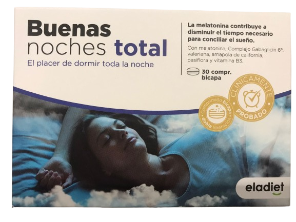 Boas Noites Total 30 Comp - Eladiet - Crisdietética