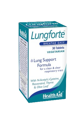 Lungforte 30 Comprimidos - Health Aid - Crisdietética