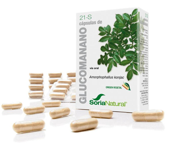 Glucomanano 60 cápsulas - Soria Natural - Crisdietética
