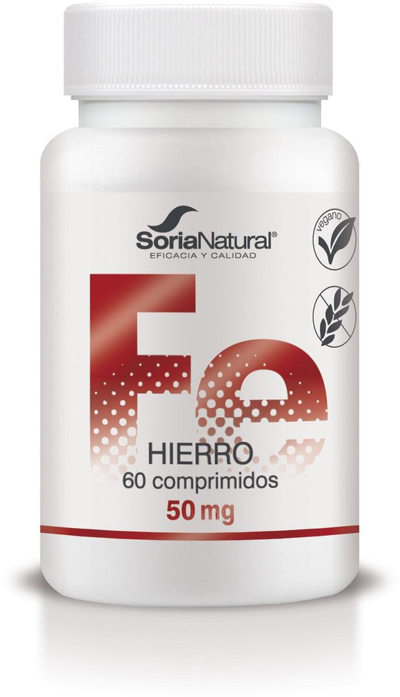 Ferro + Vitamina C 60 comprimidos - Soria Natural - Crisdietética
