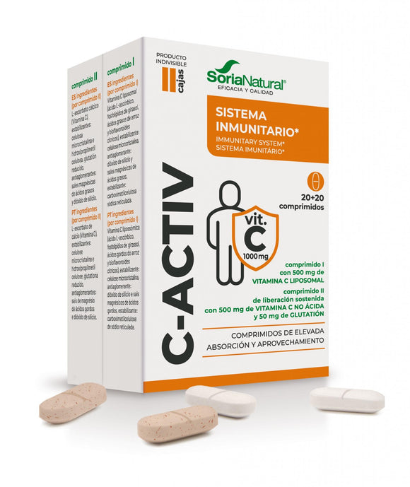 C-Activ 20+20 Comp - Soria Natural - Crisdietética