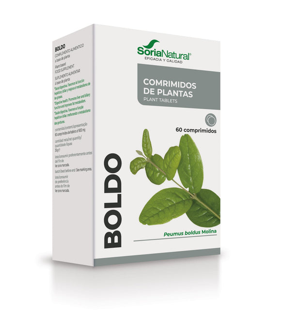 Boldo 60 comprimidos - Soria Natural - Crisdietética