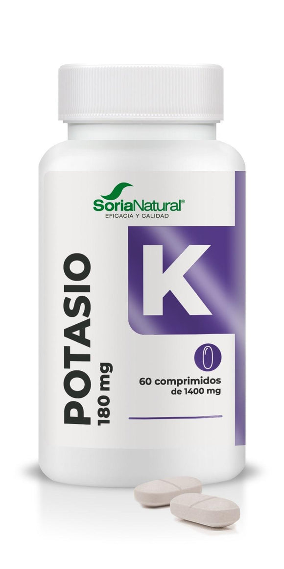 Potássio 60 comprimidos - Soria Natural - Crisdietética