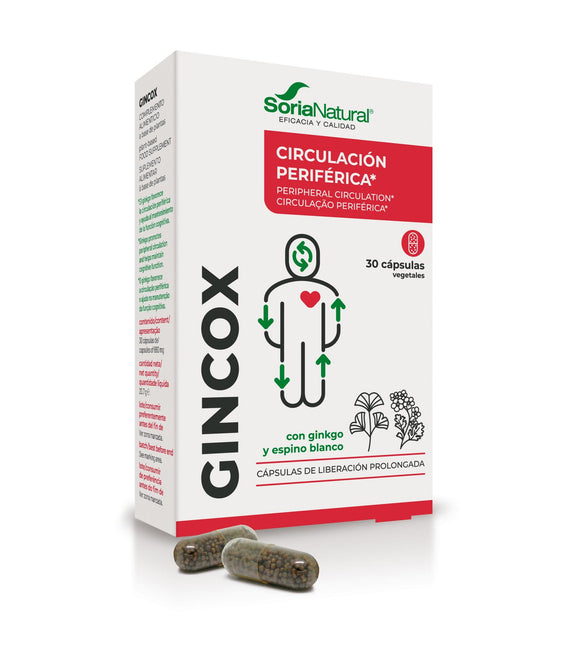 Gincox 30 cápsulas - Soria Natural - Crisdietética
