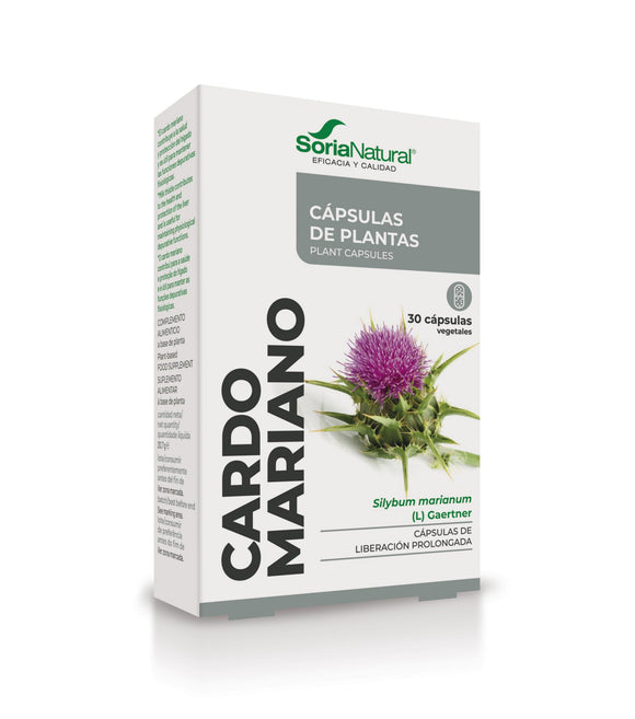 Cardo Mariano 30 cápsulas - Soria Natural - Crisdietética