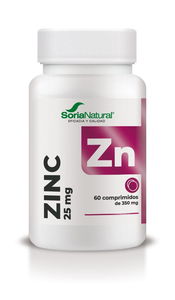 Zinco 60 comprimidos - Soria Natural - Crisdietética