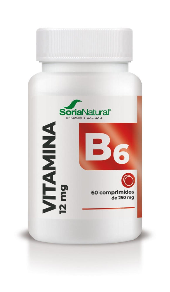 Vitamina B6 60 comprimidos - Soria Natural - Crisdietética
