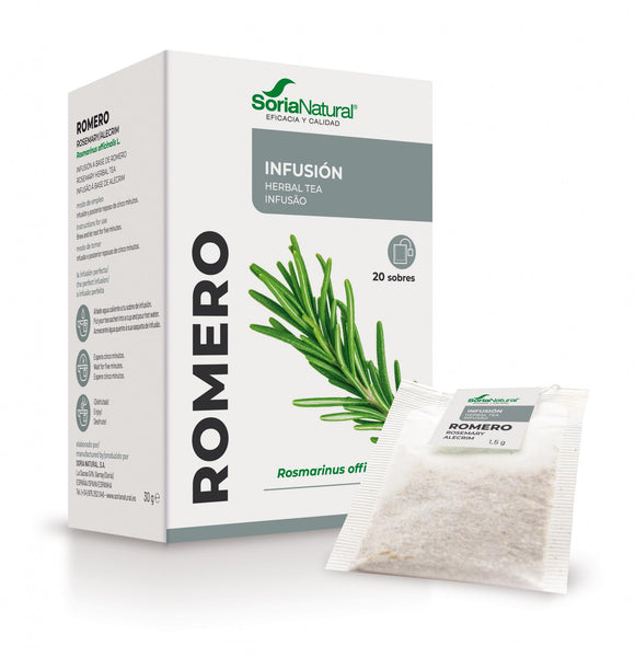 Infusão Alecrim 20 saquetas - Soria Natural - Crisdietética