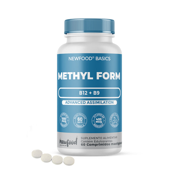 Methyl Form 60 comprimidos mastigáveis - NewFood - Crisdietética