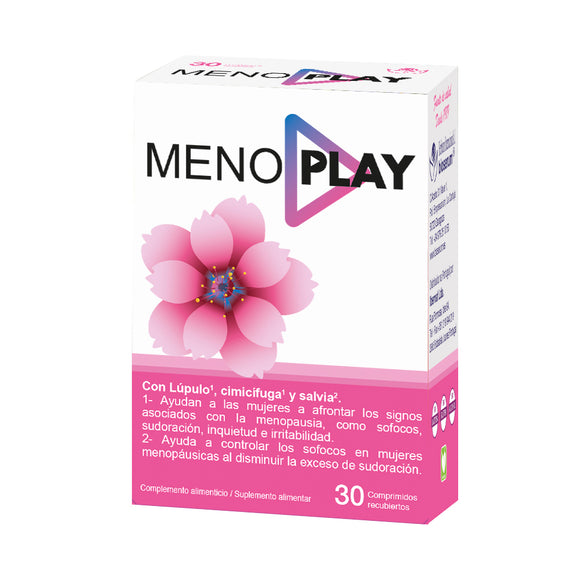 Menoplay 30 comprimidos - Bioserum - Crisdietética