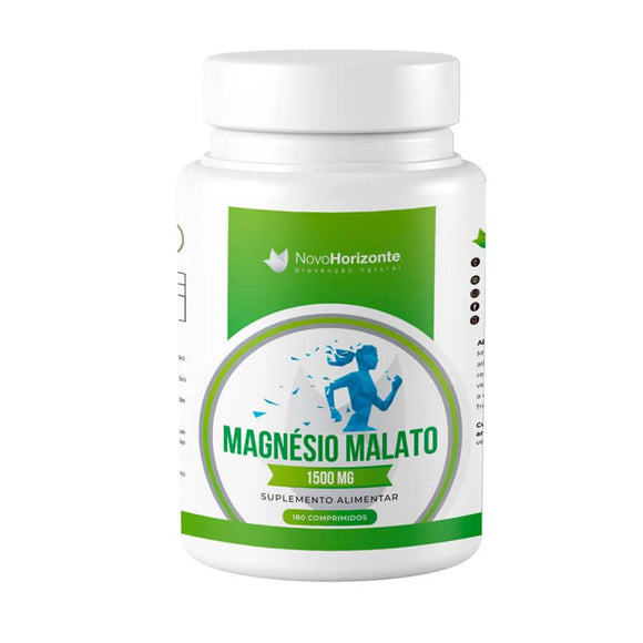 Magnésio Malato 180 Comprimidos - Novo Horizonte - Crisdietética