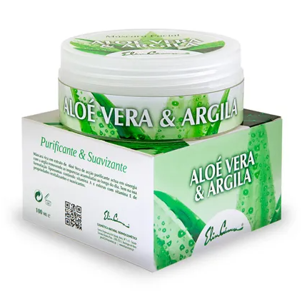 Máscara Facial com Aloé Vera & Argila 100ml - Elisa Câmara - Crisdietética