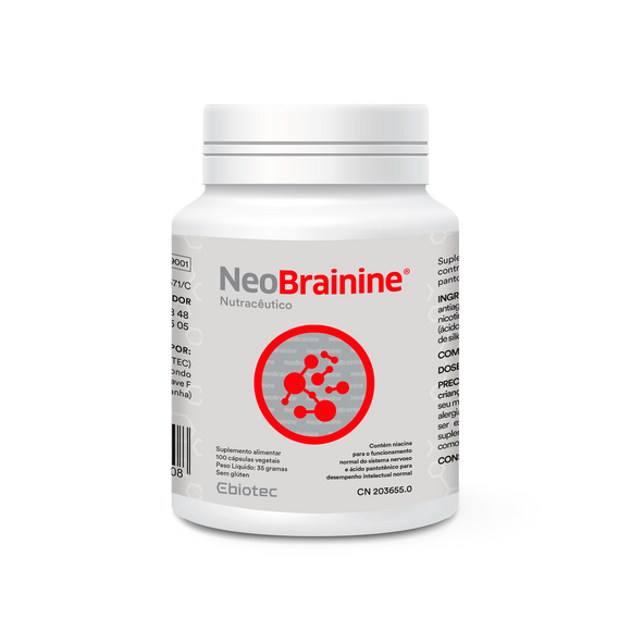 NeoBrainine® 100 Cáps - Ebiotec - Crisdietética