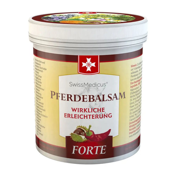 Bálsamo Cavalo Quente Forte Pferdebalsam 500 Ml - SwissMedicus - Crisdietética