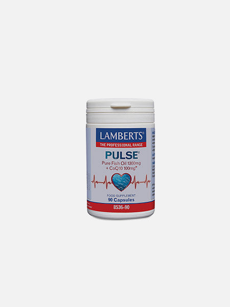 Lamberts Pulse Omega 3 e COQ10 90 caps - Lamberts - Crisdietética