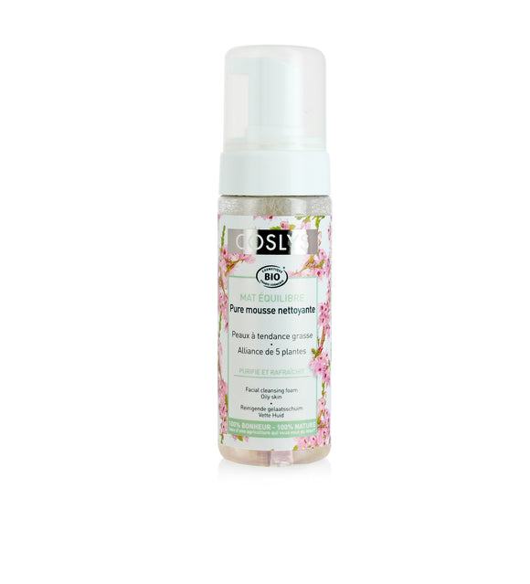 Espuma de Limpeza Facial para Pele Oleosa Bio 150ml - COSLYS - Crisdietética