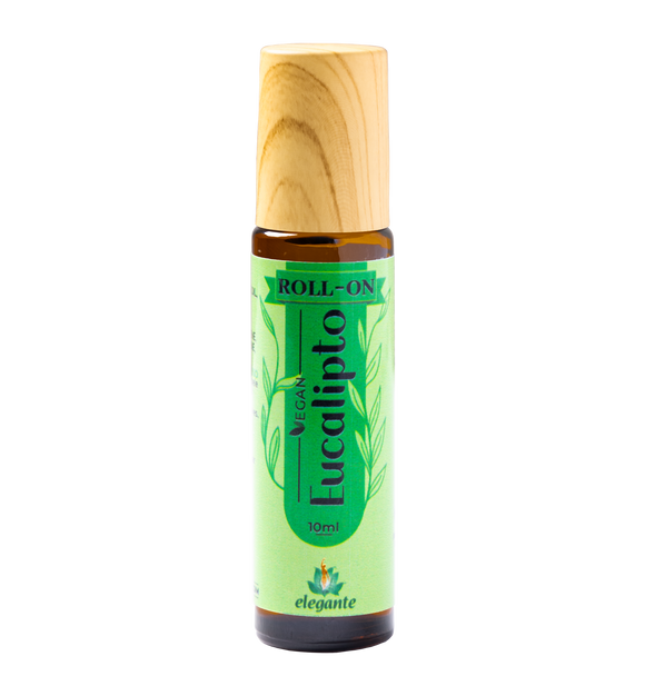 Roll-On Óleo Essencial Eucalipto 10 ml - Elegante - Crisdietética