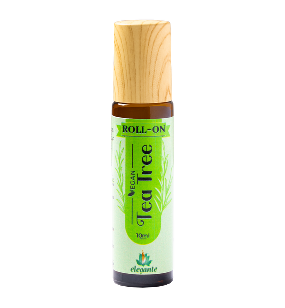 Roll-On Óleo Essencial Tea Tree 10 ml - Elegante - Crisdietética