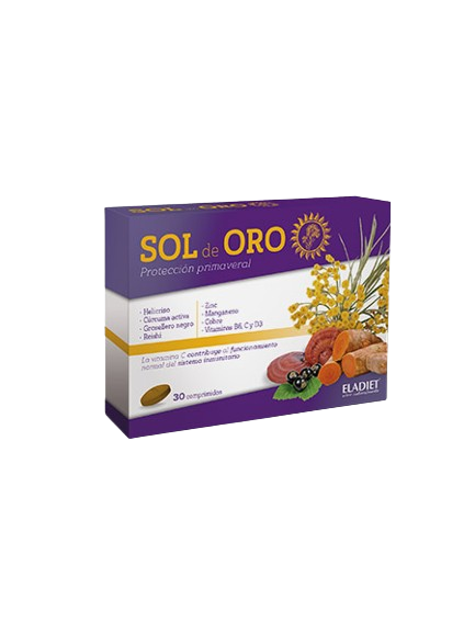 OUTLET JANEIRO Sol de Oro 30 Comprimidos - Eladiet - Crisdietética