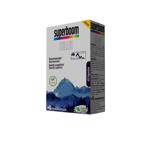 Superboom Shilajit 60 Cáps - Framoplex - Crisdietética