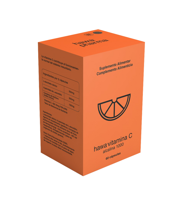 Vitamina C Alcalina 60 Cápsulas - Hawa - Crisdietética