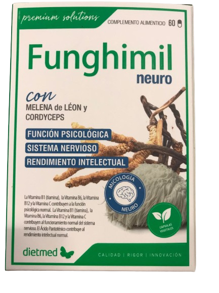 Funghimil Neuro 60 Cáps - Dietmed - Crisdietética