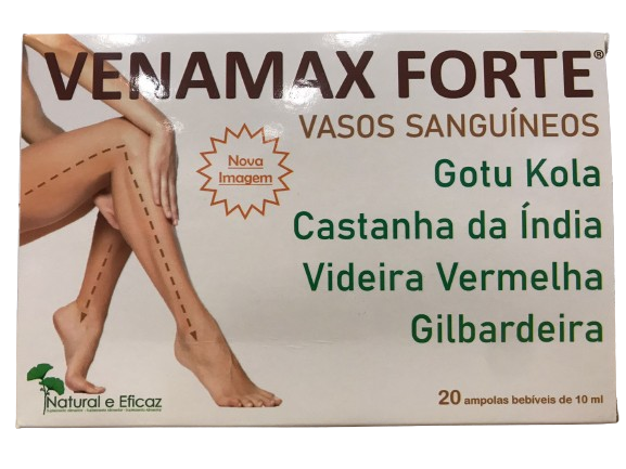 Venamax Forte 20 amplas - Natural & Eficaz - Crisdietética