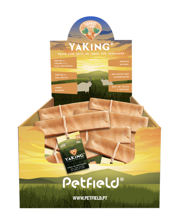 Yaking Dog Cenoura 10 uni - TAM XL -  Petfield - Crisdietética