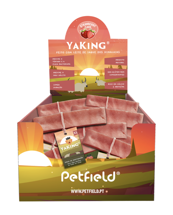 Yaking Dog Morango 10 uni - TAM XL -  Petfield - Crisdietética