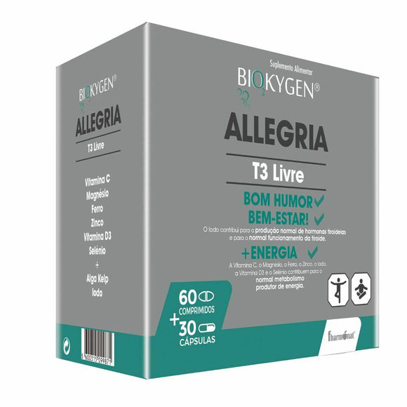 Allegria T3 Livre 60 Comp + 30 Cápsulas - Biokygen - Crisdietética