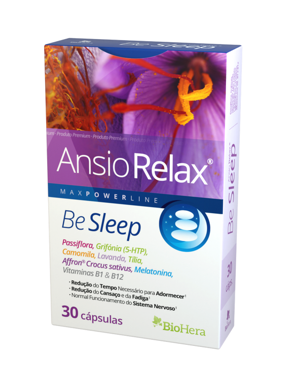 Ansio Relax Be Sleep 30 Cáps - Bio-Hera - Crisdietética