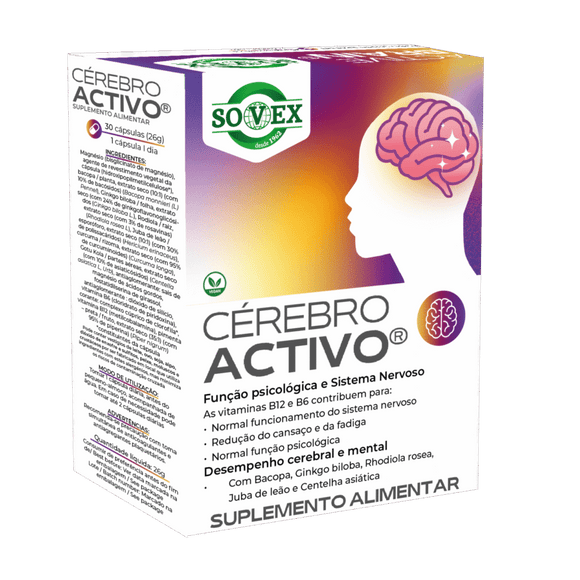 Cérebro Activo 30 Cápsulas - Sovex - Crisdietética