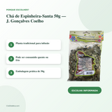 Chá de Espinheira-Santa 50g — J. Gonçalves Coelho — imagem 2