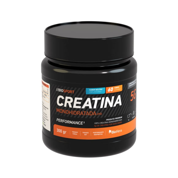 Creatina Monohidratada 300 Gr - BioHera - Crisdietética